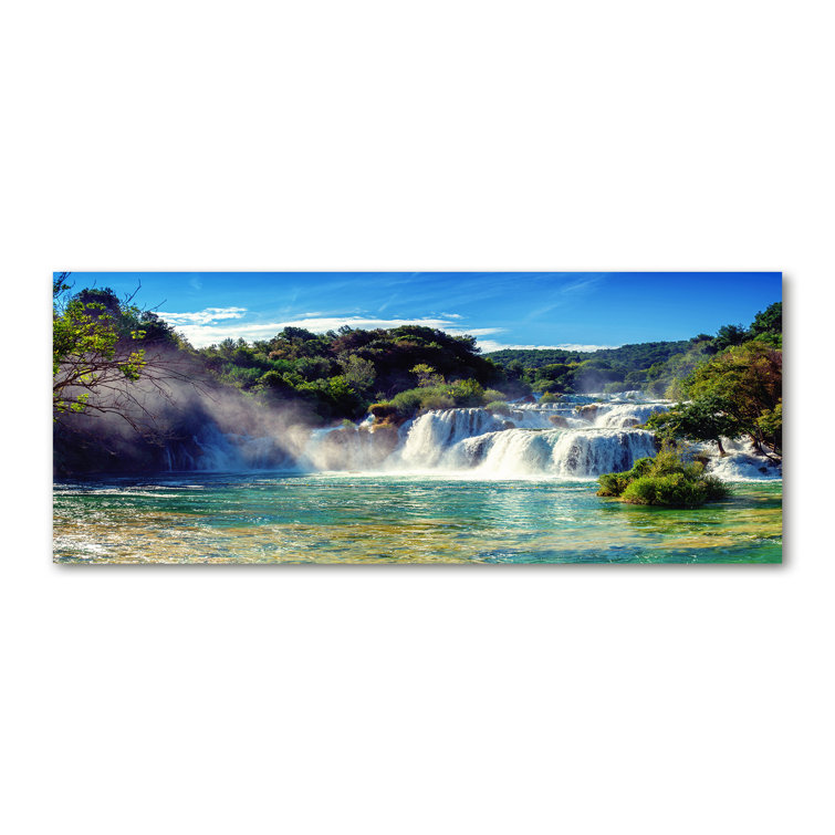 Union Rustic Krka Waterfalls Unframed Art Prints on Canvas Wayfair